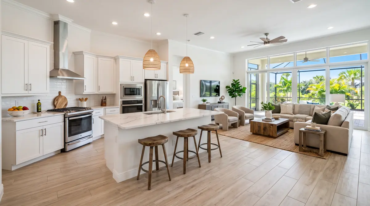 Bright move-in ready home interior